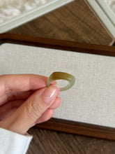 Load image into Gallery viewer, Caramel Saddle Nephrite Jade Ring (C)
