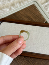 Load image into Gallery viewer, Caramel Saddle Nephrite Jade Ring (C)