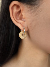 Load image into Gallery viewer, Kate Yellow Topaz S925 Sterling Silver Huggie Earring