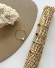 Load image into Gallery viewer, Kath Gemstone Chain Dainty Ring