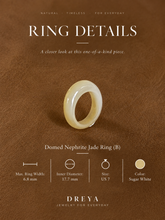 Load image into Gallery viewer, Domed Nephrite Jade Ring (B)