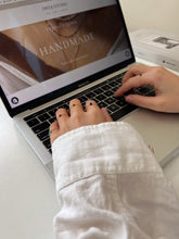 Load image into Gallery viewer, Kath Gemstone Chain Dainty Ring