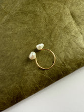 Load image into Gallery viewer, Alya 14K Gold Freshwater Pearl Ring Adjustable