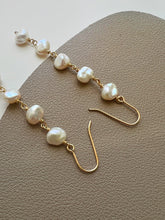 Load image into Gallery viewer, Layla Pearl Dangle Statement Earring