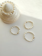 Load image into Gallery viewer, Emma Mini Beaded Pearl Layering Ring