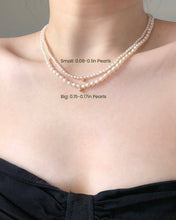 Load image into Gallery viewer, Mag Mini Beaded Pearl Choker Necklaces with Ball Pendant