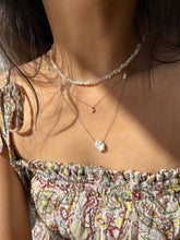 Load image into Gallery viewer, Dia Beaded Pearl 14K Gold Choker Necklace