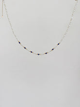 Load image into Gallery viewer, Isabelle Lapis lazuli Mini Beaded Pearl Layering Choker Necklace