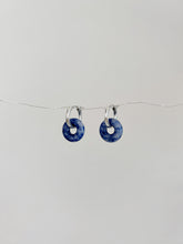 Load image into Gallery viewer, Kate Dumortierite S925 Sterling Silver Huggie Hoop Earring
