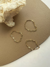 Load image into Gallery viewer, Thin Cable Chain Dainty Ring
