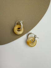 Load image into Gallery viewer, Kate Yellow Topaz S925 Sterling Silver Huggie Earring
