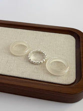 Load image into Gallery viewer, Lyana White Agate Ring
