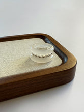 Load image into Gallery viewer, Lyana White Agate Ring

