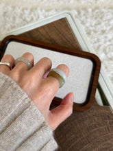 Load image into Gallery viewer, Caramel Saddle Nephrite Jade Ring (C)
