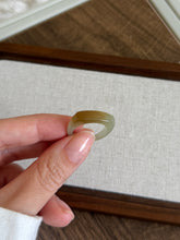 Load image into Gallery viewer, Caramel Saddle Nephrite Jade Ring (C)
