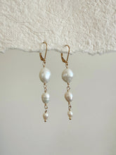Load image into Gallery viewer, Eunice Beaded Pearl Earring
