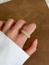 Load image into Gallery viewer, Domed Nephrite Jade Ring (B)
