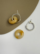 Load image into Gallery viewer, Kate Yellow Topaz S925 Sterling Silver Huggie Earring
