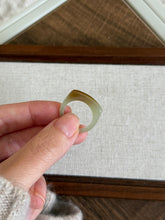 Load image into Gallery viewer, Caramel Saddle Nephrite Jade Ring (C)
