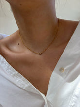 Load image into Gallery viewer, Thea Alphabet Letter Charm Cable Chain Necklace
