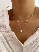 Load image into Gallery viewer, Becca Baroque Pearl Necklace Adjustable
