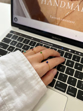 Load image into Gallery viewer, Kath Gemstone Chain Dainty Ring

