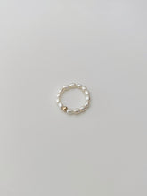 Load image into Gallery viewer, Emma Mini Beaded Pearl Layering Ring
