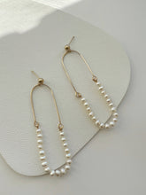 Load image into Gallery viewer, Blake Minimalist Beaded Pearl Earring
