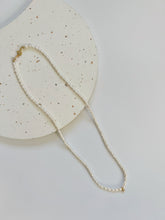 Load image into Gallery viewer, Mag Mini Beaded Pearl Choker Necklaces with Ball Pendant
