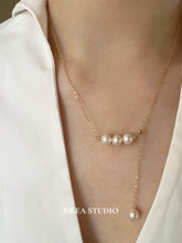 Load image into Gallery viewer, Irene Akoya Pearl Necklace Adjustable
