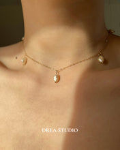 Load image into Gallery viewer, Livy 14K Gold Baroque Pearl Necklace
