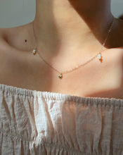 Load image into Gallery viewer, Giselle 14k Gold-Filled Heart Pearl Necklace Choker
