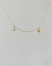 Load image into Gallery viewer, Mira 14K Gold-Filled Shell and Starfish Necklace

