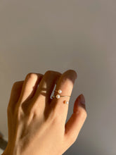 Load image into Gallery viewer, Stella 14K Gold with Akoya Freshwater Pearl Spark Ring
